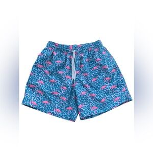 Chubbies Men's Size Small The Domingos Are For Flamingos 5.5” Inseam Swim Trunks